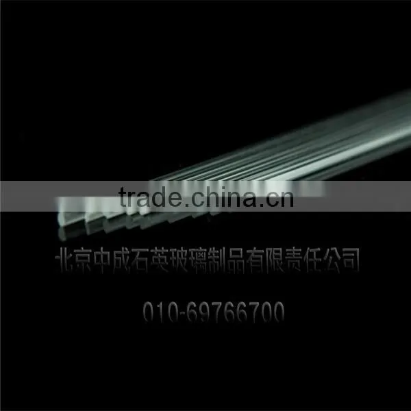 High purity fibre quartz glass rods