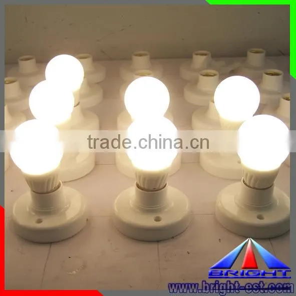 High power led lights E27 light bulb, led bulb of Silver Black shell color