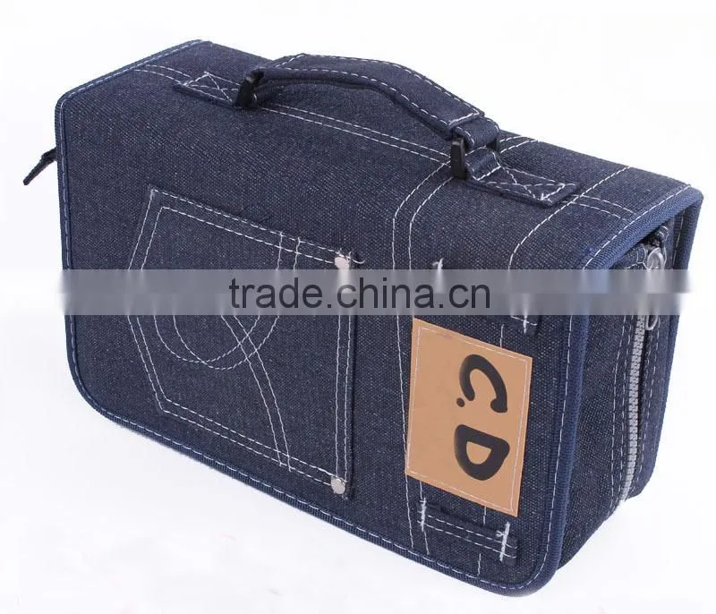new design fashionable jeans shape cd bags