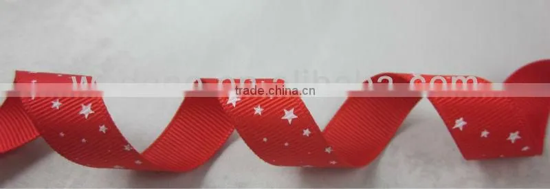 5/8 inch Grosgrain Star Printed Ribbon Wholesale
