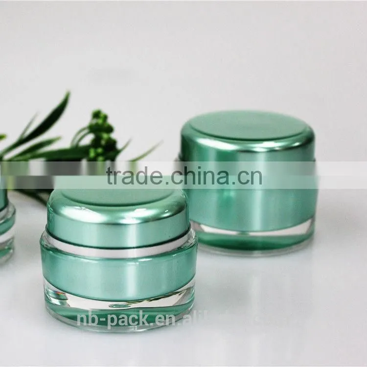 new product popular cosmetic plastic container Round Acrylic Jar