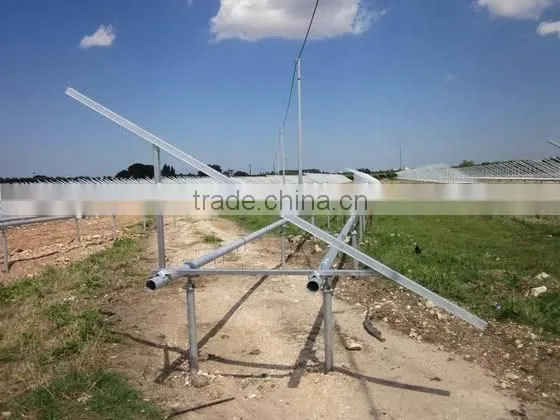 ground Solar Mount Structure galvanized ground screw for solar mounting foundat