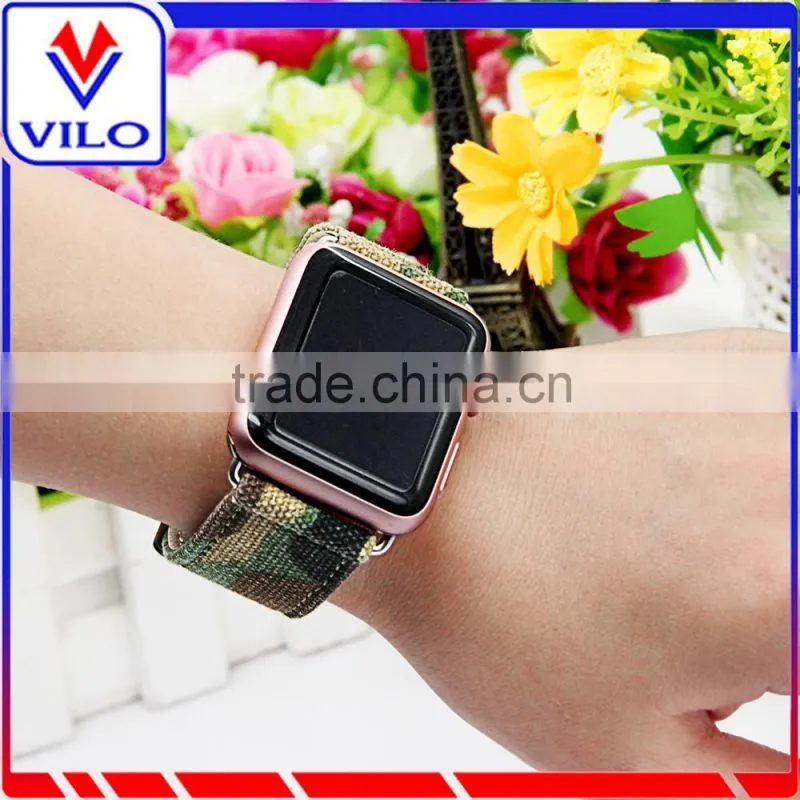 Premium Genuine Leather Replacement Watchband Strap Wrist Band with Secure Metal Clasp Classic Buckle for Apple Watch