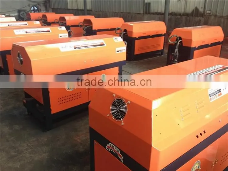 CNC coiled wire rebar straightening and cutting machine