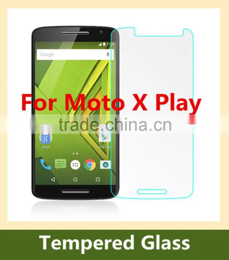 Hot Selling Custom Tempered Glass Clear Screen Protector For Moto X Play
