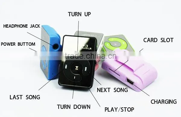 mp3 made in China with best quality ,accept paypal and customeried logo