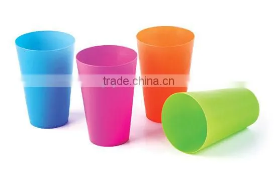 plastic drinking cup, coloful drinking cup