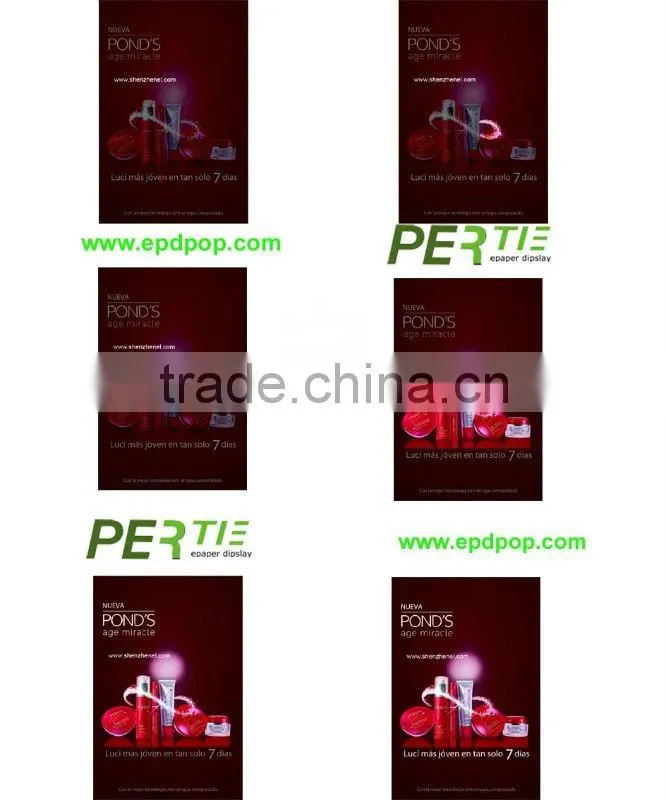 flexible led display price advertising display stand -pop standee or billboard digital price tags