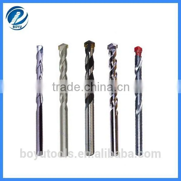 Milled masonry drill bits with YG8 carbide tip