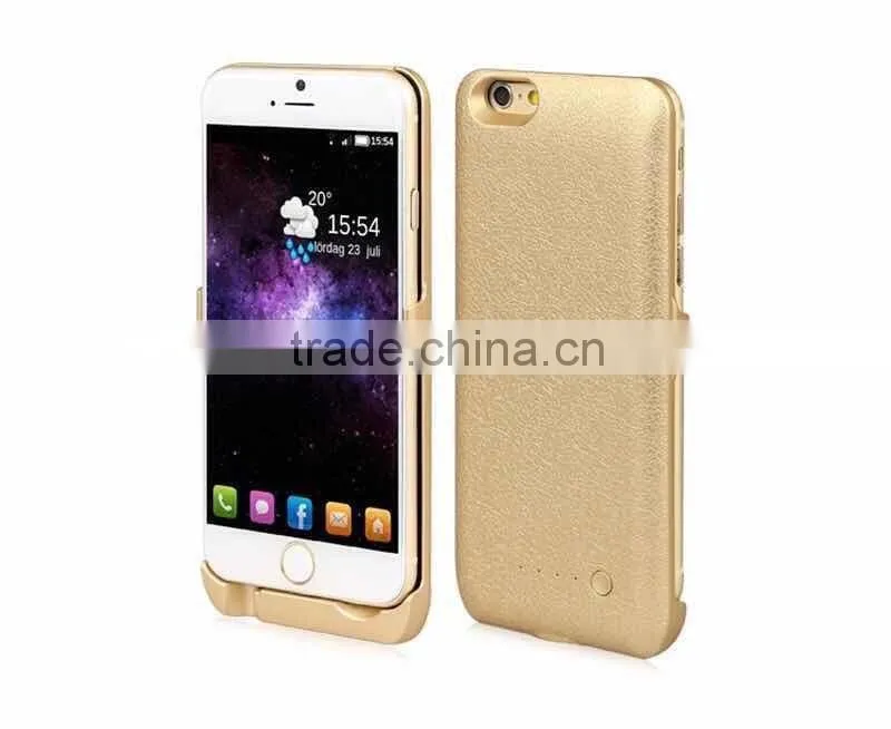 New model external battery case for i phone 6, factory outlet price battery pack with custom logo printing, wireless power bank