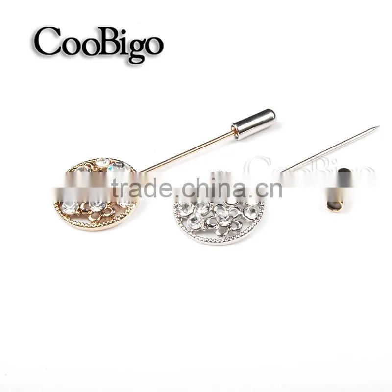 Fashion Jewelry 2 Colors Pin Brooch MC STONE Women Unisex Wedding Party Gift Apparel Dress Jacket Promotion Accessories