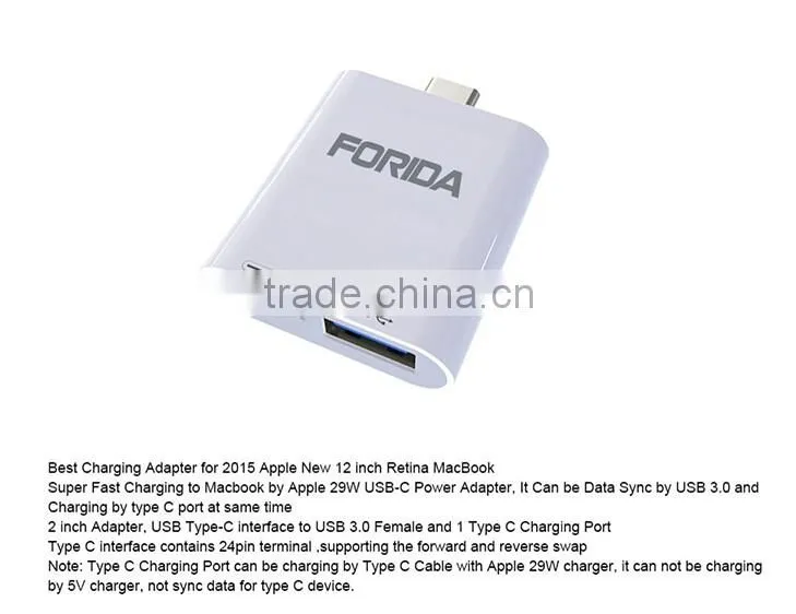 FORIDA Hotsalest USB Type c usb 3.1 PD charging hub PD charger ,USB Type C hub,USB 3.1 Hubs