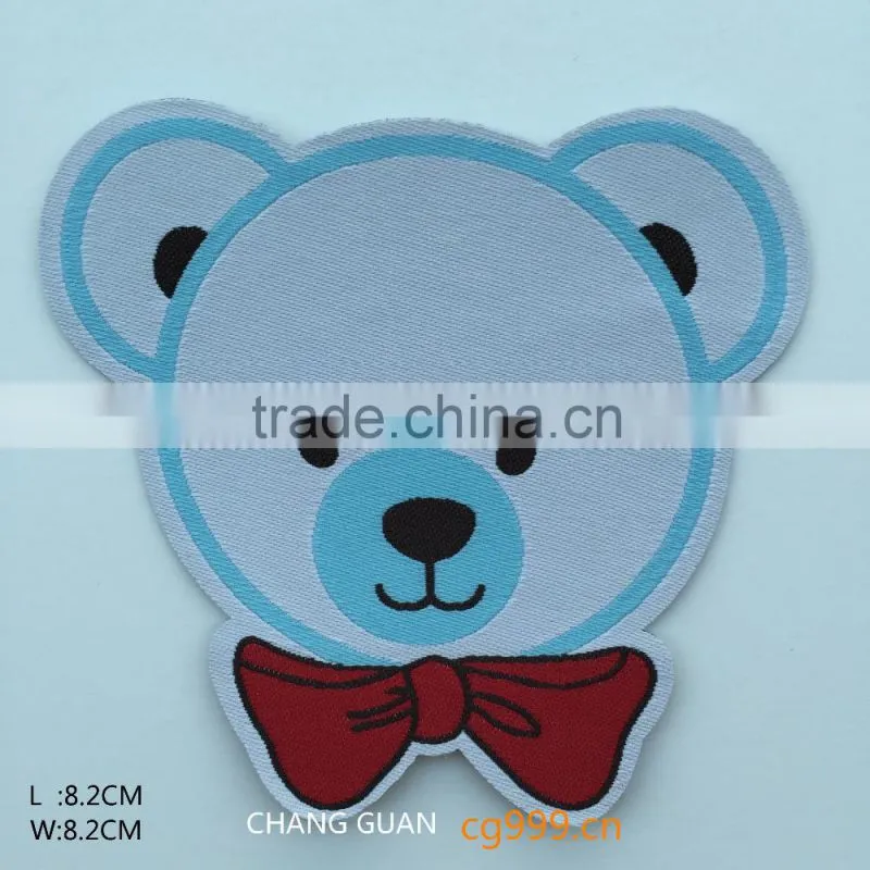2016 most popular new poducts damask woven label,centerfold woven label factory