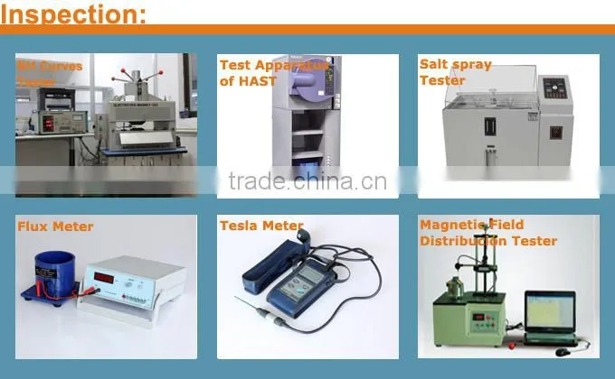 Permanent sintered nickel ndfeb magnet