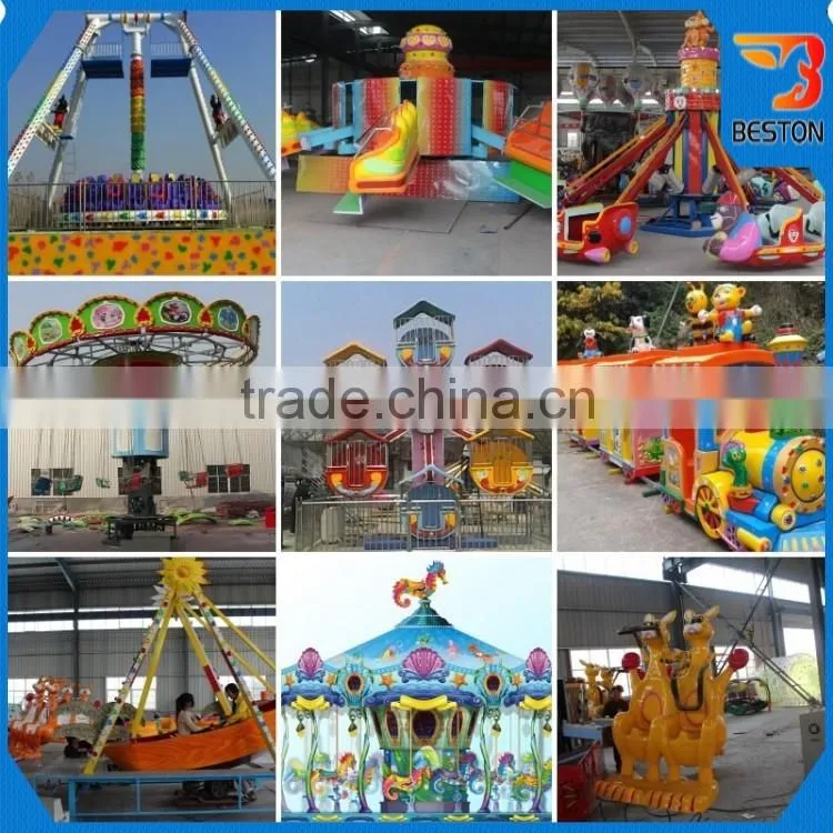 Thrilling theme park kids rides glide roller coaster for sale