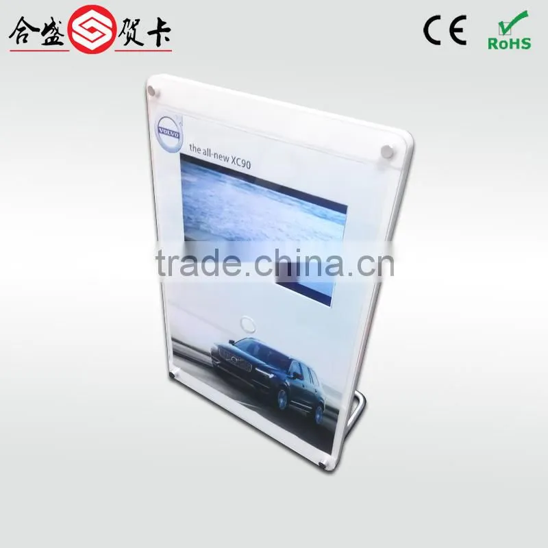 artificial handmade 7inch lcd brochure display stand ,lcd brochure display ,video display