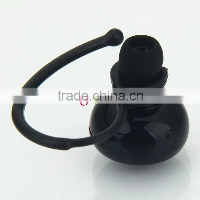 Universal Type Button Style 1-to-2 High-fidelity Stereo Wireless Bluetooth Headset Black