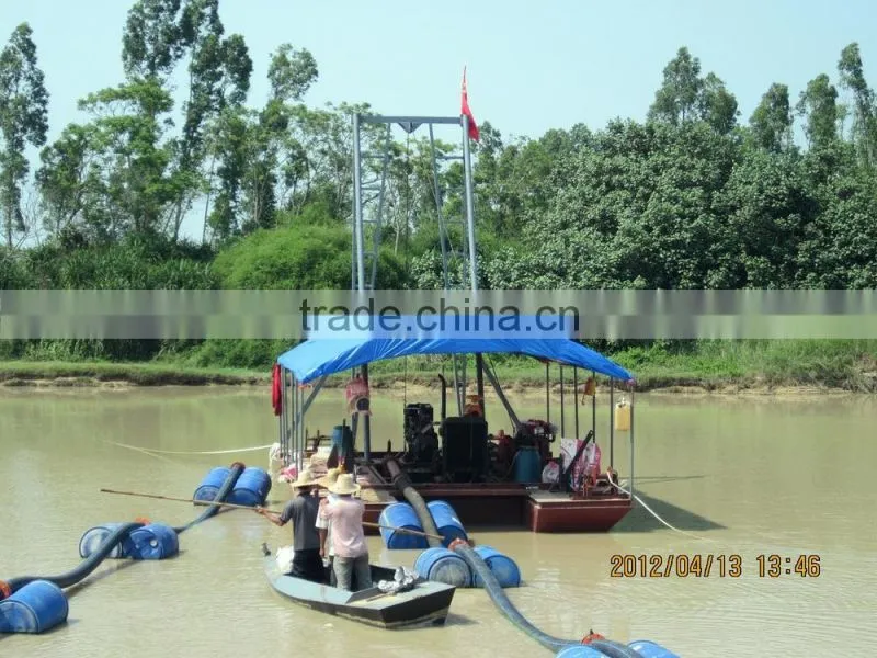 80-150 m3/hour dredger and sand dredger and suction dredger