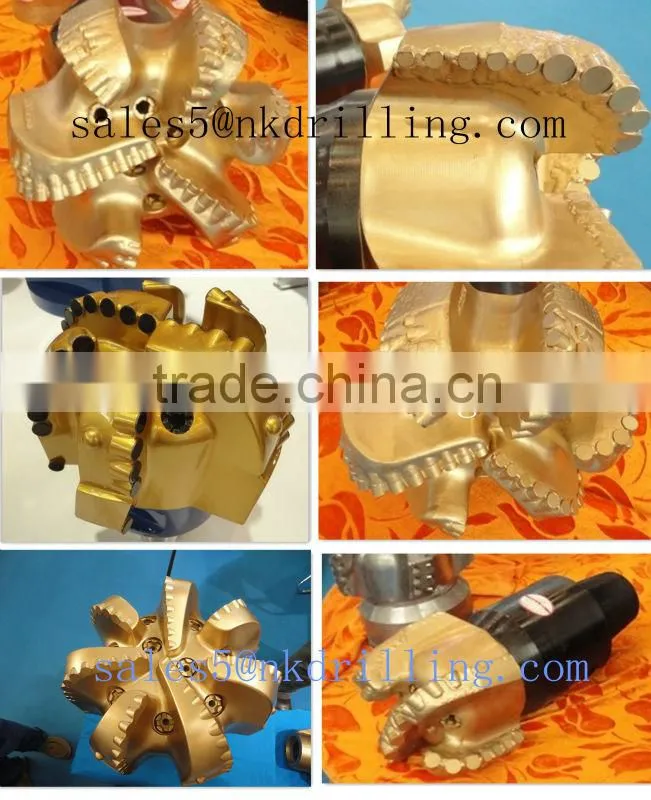 7 blades PDC oil drilling bit with high speed