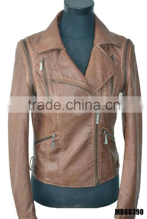 garment dyed PU jacket