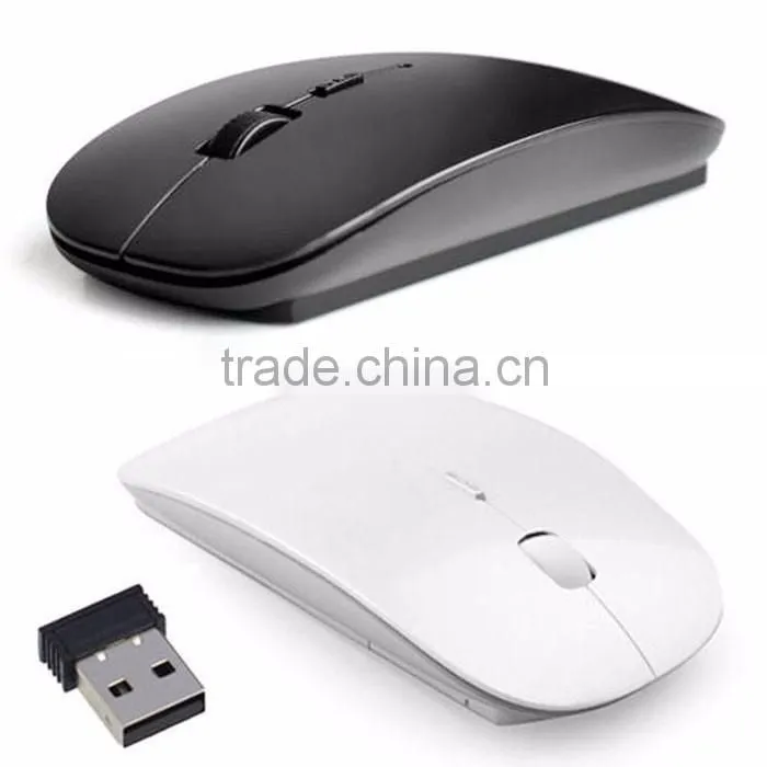 Sugar Color Ultra Thin USB Optical Wireless Mouse 2.4G Receiver