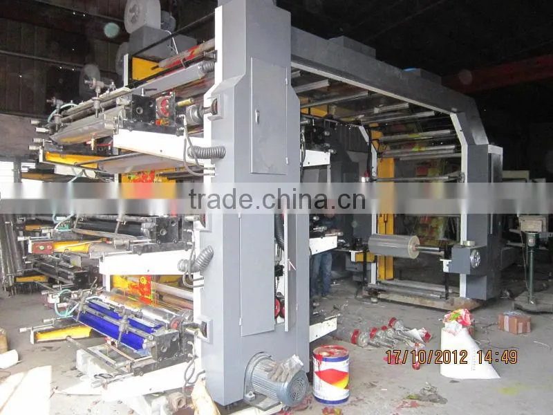 YT-6800 high speed six color Flexographic printing machine