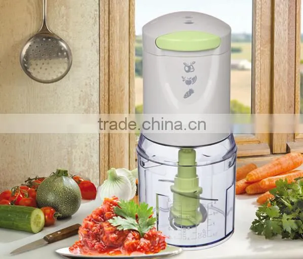 300-400W Hot Sale Household Double Blade Electric Food Processor/mini Chopper
