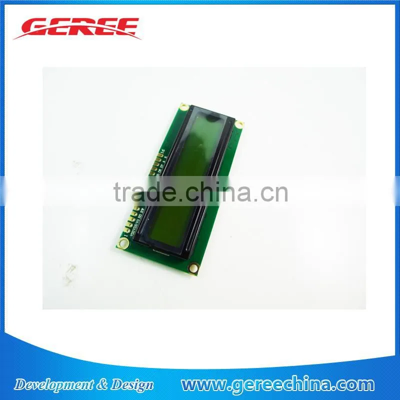 LCD 1602 Yellow screen with backlight display 1602A 5v module