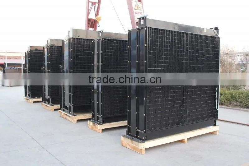 S6R-PTA Copper Diesel Generator Radiator For Mitsubishi Engine