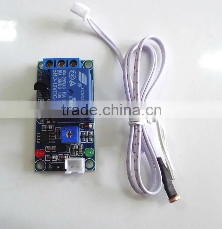 Photoresistor plus relay module light detection sensor 12V car Led light control