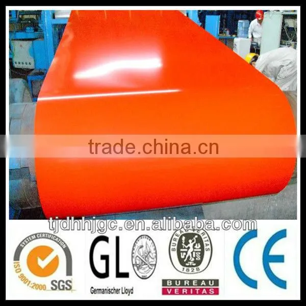 PE/PVDF pre coated aluminum coil/color coated galvanized steel coils/ppgi coils