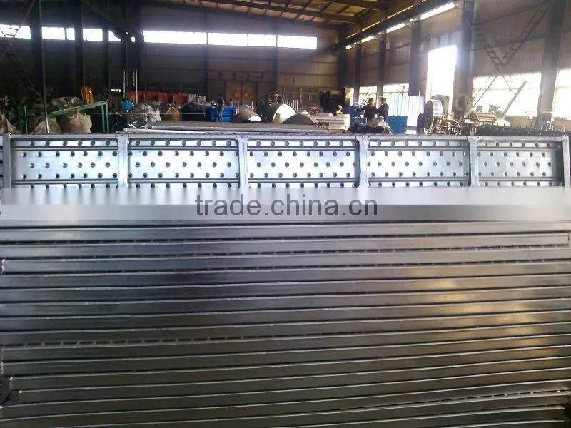 Q195 Galvainzed Scaffolding steel plank with hook