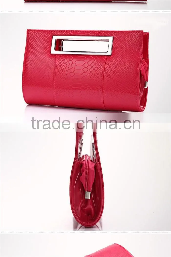 Brand women evening bag lady tote alligator Leather party shoulder bag