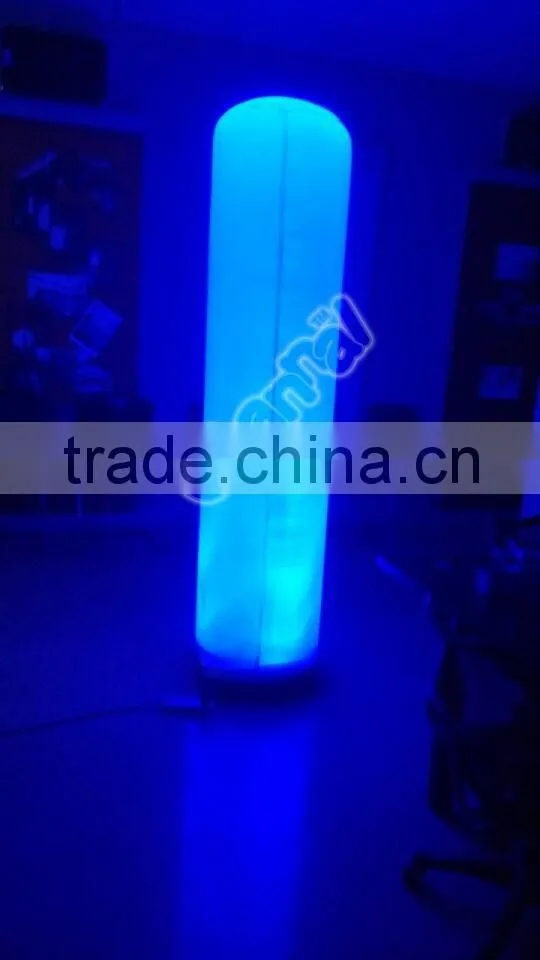 Inflatable Remote Control Color Led Lighting Column Decoration Inflatable Indoor Party Decoration Lighting Products