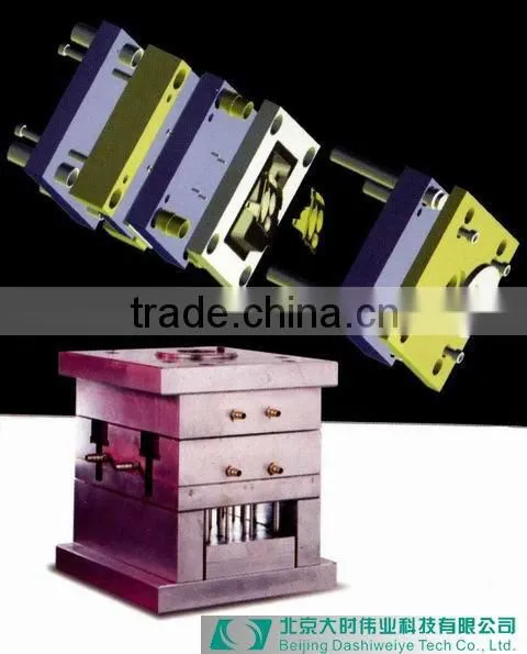 Injection molding and high quality plastic mold for heat meter