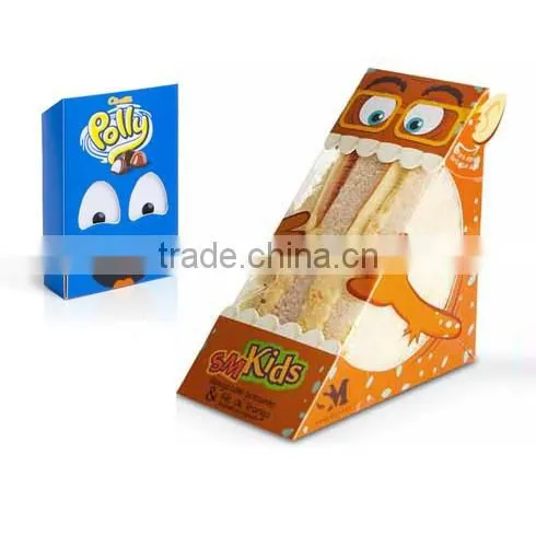Customize promotional triangle food paper box