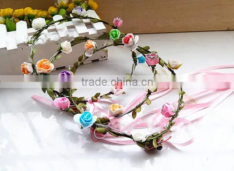 Professional design wholesale pretty light up circular led garland
