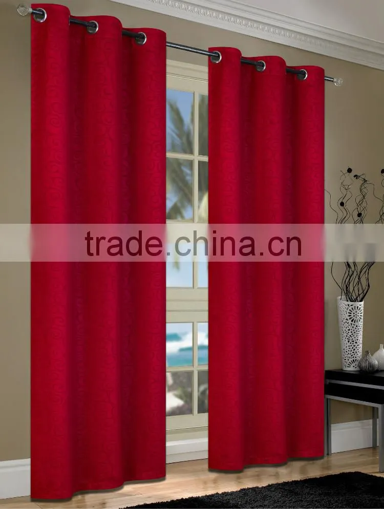HLHT 6 years no complaint quality thickening sun-shading window curtain ready made