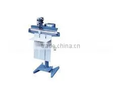 vertical electronic foot impulse sealer with cutter