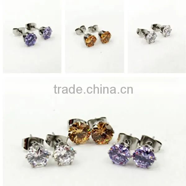wholesale High-end zircon earring and stud earrings manufacturer