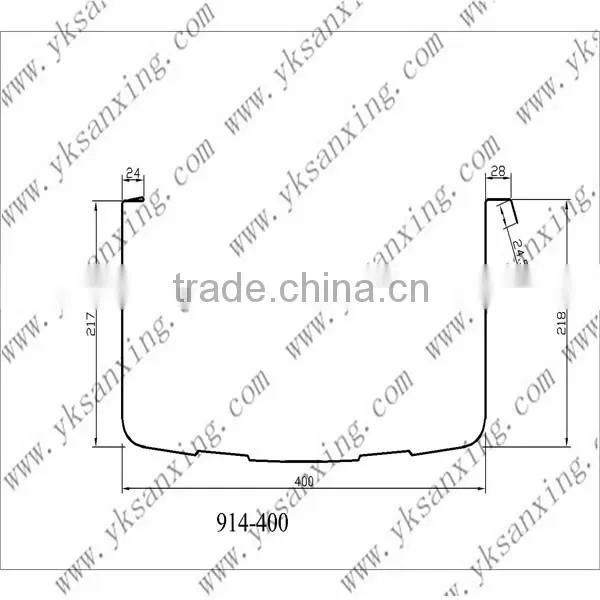Hydraulic No Structure Arch Roof steel Sheet roll forming machine
