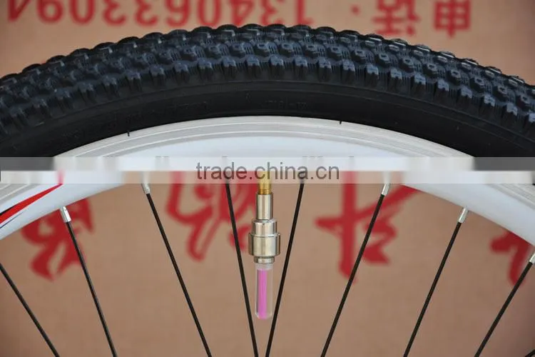 2 PCS colorful LED Flash Tyre Wheel Valve Cap Light for Car Bike bicycle Motorbicycle Wheel Light Tire Light