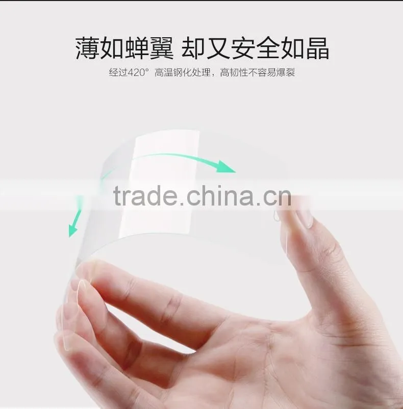 2.5D 0.33mm tempered glass screen protector for iphone 6e