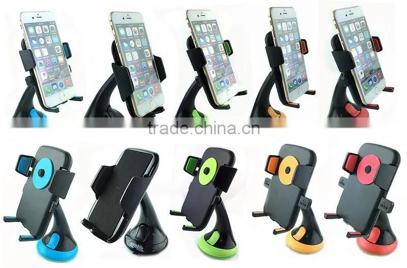 Universal 360 Degree Rotating Mini Car Mobile Phone Holder Car Phone Holder For Iphone 6 Smartphone Accessories 2016