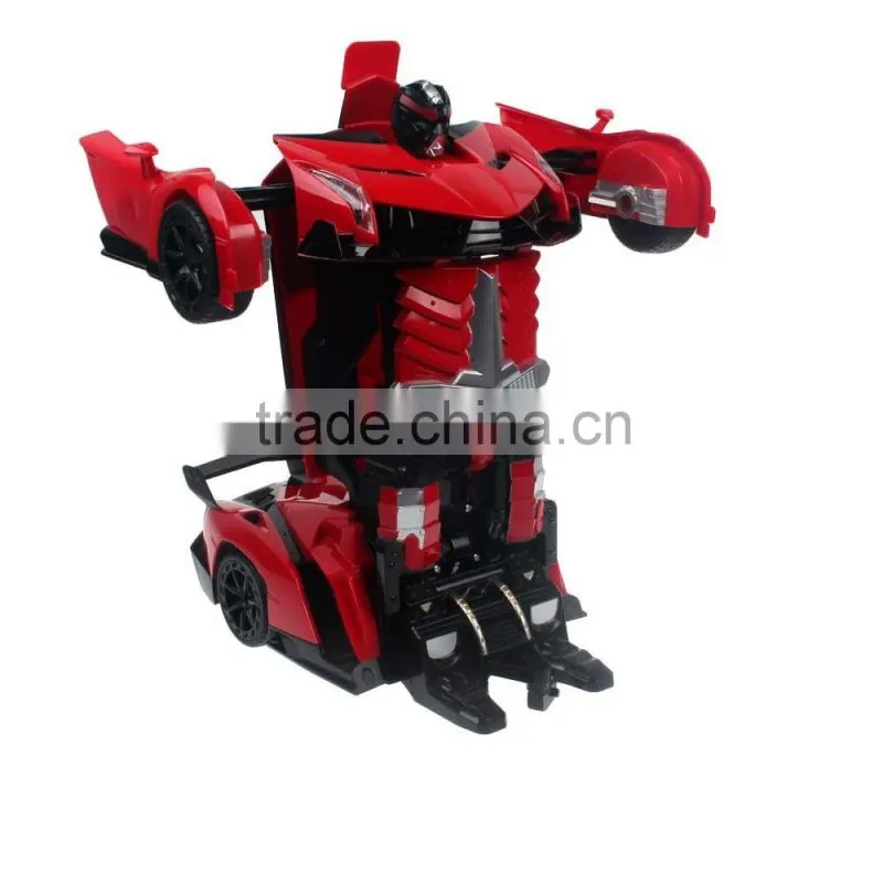 Intelligent Shifting Robot hobby 2.4G RC Distortion Deformation Stunt Cars Remote Robot Car Toys Transform