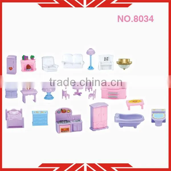 music villa play set 8034 with doorbell , light and pendant lamp