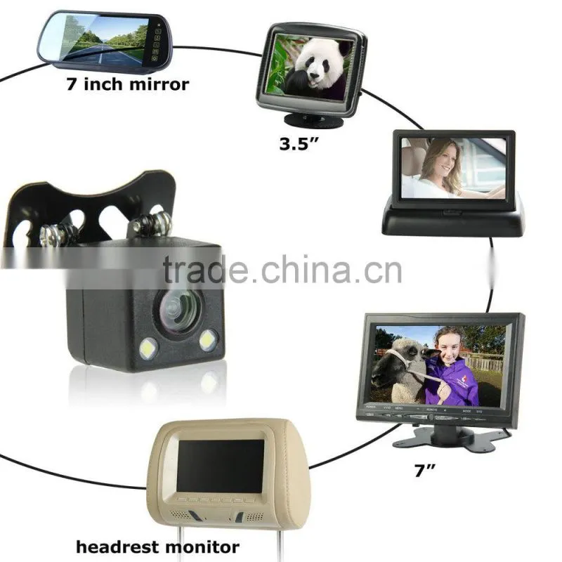 Promotion LCD Display HD Universal Reverse Camera For Cars