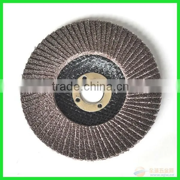 calcined abrasive metal polishing flap wheel