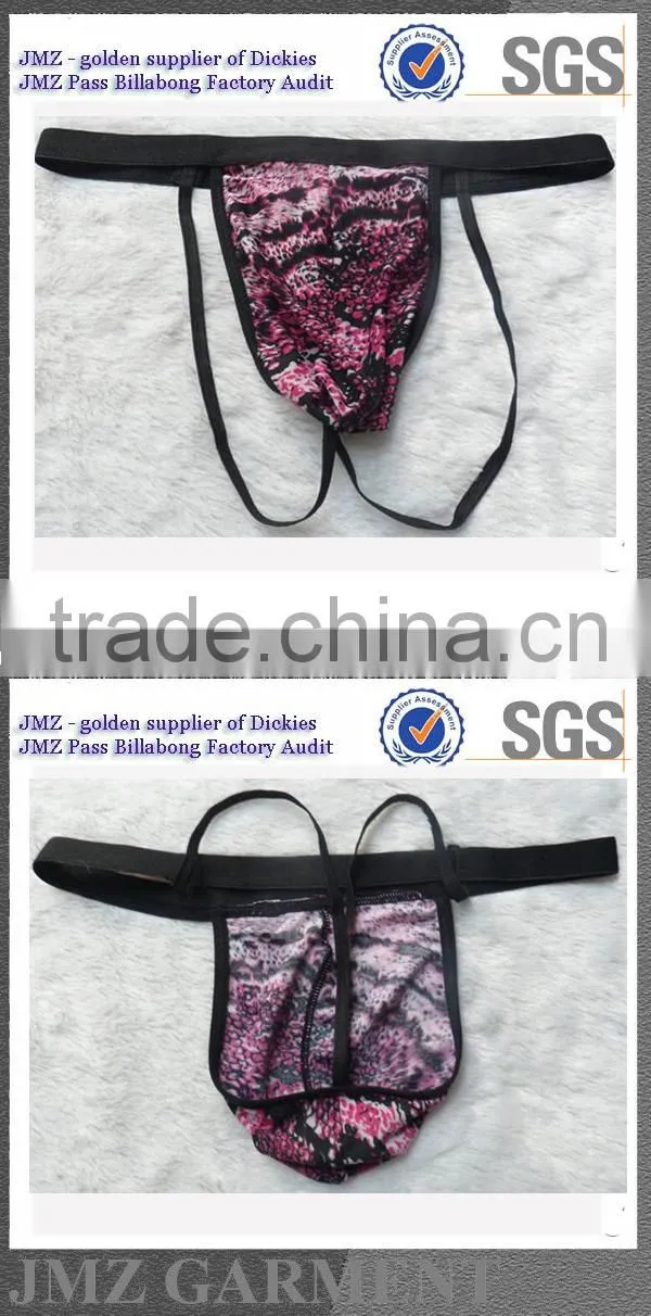 custom sexy Minimal coverage sexy men mini unilateral thongs 2016 new arrival