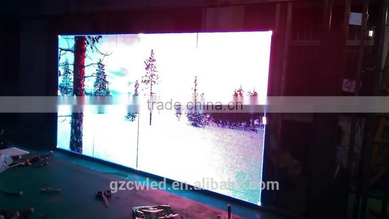 Guangzhou supplier easy movable best performance p7 outdoor full color led video stage rental display screen